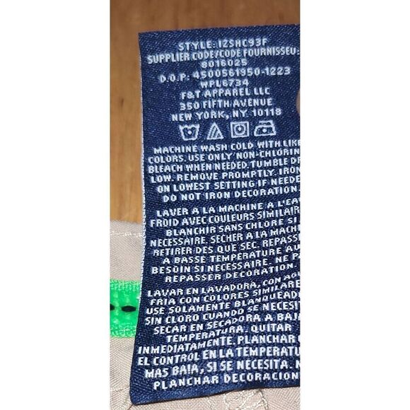 Lot of 2 Izod boy's flat front shorts size 12 New light khaki color - Picture 4 of 6